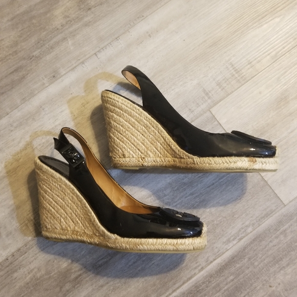 **SOLD elsewhere** Tory Burch espadrille wedges - Picture 2 of 7